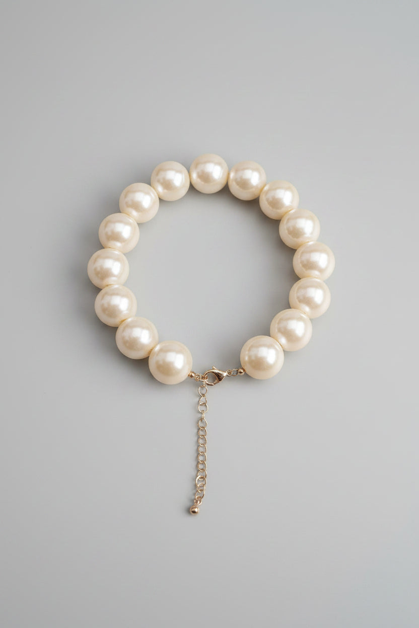 Chanel Oversized Faux Pearl Statement Necklace, c. 2000s–2010s — view 3